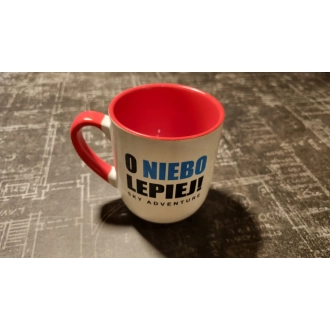 Kubek kawowy O NIEBO LEPIEJ!